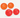 OPTP Franklin Smooth Ball Sets of 2 - Choose Red 3" or Orange 4"